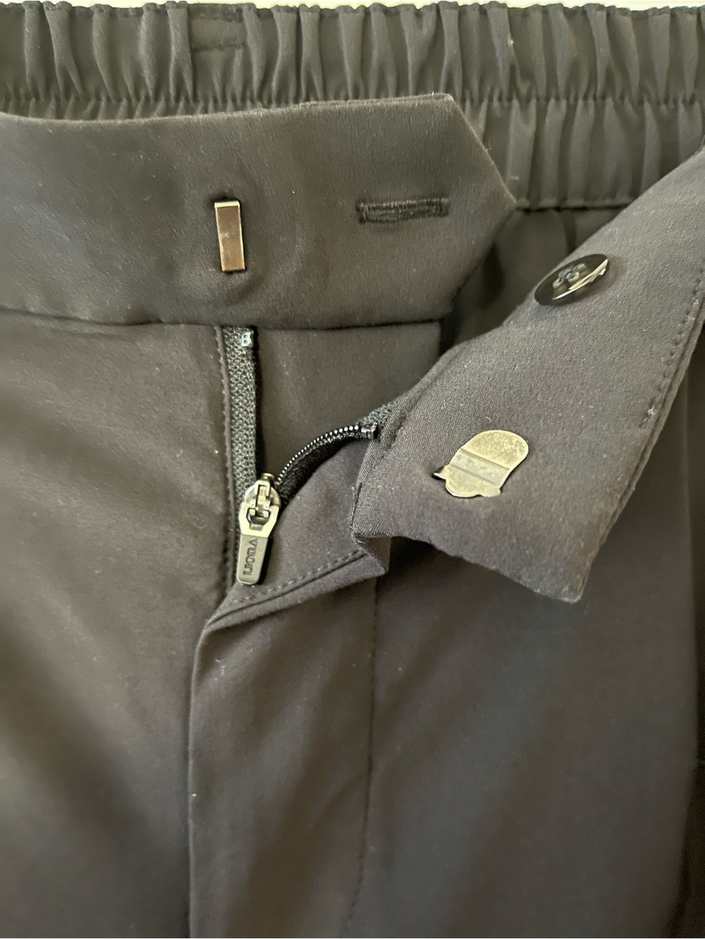 Vuori Villa Wide Leg Trouser Pant Black Sz S - Picture 9 of 11